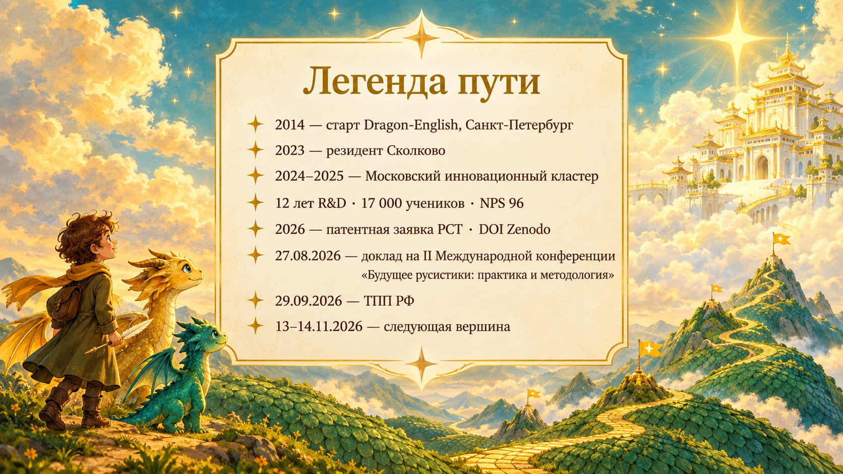 Легенда пути Dragon Education